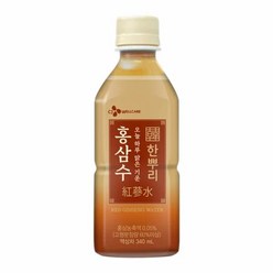 cj 한뿌리 홍삼수 340ml 탕비실 사무실 손님접대 후식 디저트 건강음료 피로회복 학원, 2개