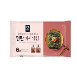 청정원 명란맛 바사삭김 3.8gx6봉, 2개, 22.8g