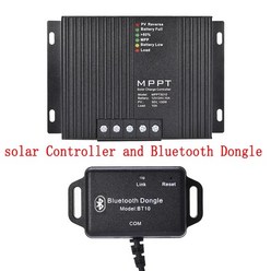 태양광컨트롤러 MPPT 태양광 충전 컨트롤러 블루투스 태양 전지 패널 레귤레이터 GEL AGM LiFePO4 128V 리튬 이온 12V 24V, 3.2pcs