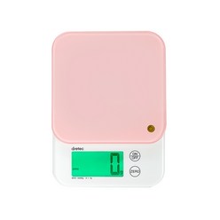 드레텍 5KG 전자저울-핑크 KS-514PK, 단품