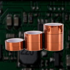 캡톤 테이프 폴리이미드 고온 내열 절연 배터리 PCB 기판 보호 파워뱅크 DIY, 18mm, 1개