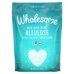Wholesome Sweeteners Allulose 제로 칼로리 감미료 340g(12oz), 3개
