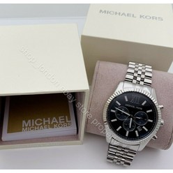 마이클코어스 Michael Kors MK62 렉싱턴 크로노그래프 블랙 다이얼 남자 손목시계 2533