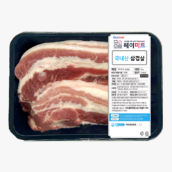 [헤이미트] 국내산 돼지고기 삼겹살 수육용 삼겹살 통삼겹살 냉장 1kg, 1개