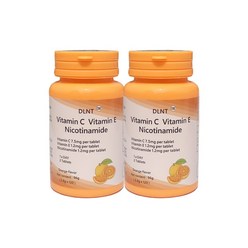 디엘엔티 비타민C 비타민E 니코틴아미드 멀티비타민 츄어블 1+1 총2병 240정, 1+1(총 2병 240정), 2개
