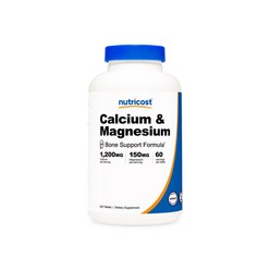 뉴트리코스트 칼슘 마그네슘 240정 Nutricost Calcium Magnesium, 1개