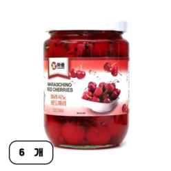 화풍 마라시노 레드체리(꼭지있음) 375g 체리, 6개