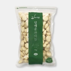 [영흥농산]23년산 황토랑 대서마늘 깐마늘 (대 1kg) 지퍼백포장, 1개