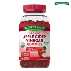 네이처스트루 애플 사이다 비니거 120정 (구미) Natures Truth Organic Apple Cider Vinegar 120 Gummies, 1병