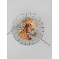 물망초 포겟미낫 브런치 접시 25cm