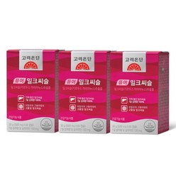 고려은단 퓨어 밀크씨슬 60캡슐 X 3개 (6개월분), 쇼핑백
