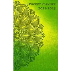 (영문도서) Pocket Planner 2021-2023: Three Year Monthly Calendar Planner January 2021 Up to December 202... Paperback, Independently Published, English, 9798524341198