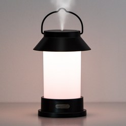 디센느 무선 빈티지 램프 LED 미니 가습기, 딥브라운, DSHU001