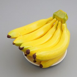 바나나 모형 송이 9P 22cm 가짜 인조 과일모형 열매 음식모형 데코