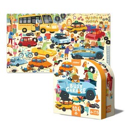 미디어 자동차퍼즐 어린이 공룡퍼즐 유아 공주퍼즐 가방선물세트, 03_자동차정비소 퍼즐