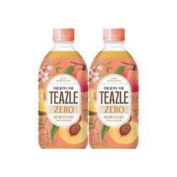 웅진 티즐 제로 피치우롱티 500ml 20개