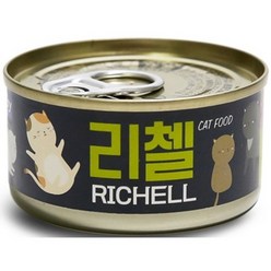 테비토퍼 고양이 리첼 캔 타우린 80g, 24개