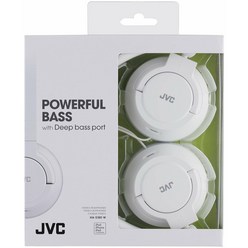 JVC HA-S180 POWERFULL BASS 헤드폰 헤드셋접이식미국직수입, 화이트