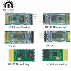 코딩 HC-06 JY-MCU 역방향 방지 블루투스 직렬 통과 모듈 HC-05 마스터-슬레이브 6 핀 4 HC05 HC06 1개, [04] HC-06 Version