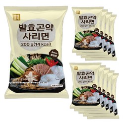 빼빼곤약 발효곤약사리면200g x 10팩 (100g당 7kcal), 200g, 10개