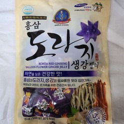 홍삼 도라지 생강 젤리 건강간식 효도선물 500g, 1개