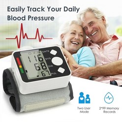 혈압측정기 자동전자 혈압계 손목 부모님 선물 가정용 혈압계혈압측정기 자동전자 손목 혈압, 협력사