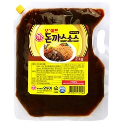 [오뚜기] 오쉐프 닭강정/떡볶이/돈까스/매운데리야끼 소스모음, 돈까스소스 2kg