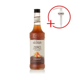 모닌 제로슈가 캬라멜시럽 750ml + 모닌 전용 펌프 증정, 1개