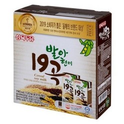 삼육 발아현미 19곡 두유 190ml 64팩, 상세페이지 참조, 상세페이지 참조, 상세페이지 참조