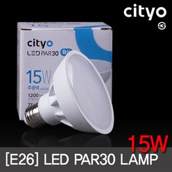LED PAR30 15W 확산형 E26 (2색상) KS 엘이디램프 씨티, 전구색(노란빛), 1개