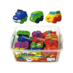 일프로 - 레이싱카 24pcs 소프트자동차 어린이집 블록 놀이블럭 유치원전용블록 유아교육 블럭놀이