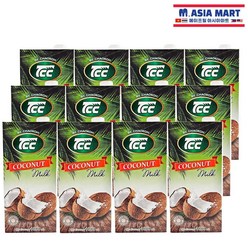 [태국] CHAOKOH TCC 코코넛 밀크 1000ml X12 / COCONUT MILK 파스타 커피 베이킹 커리 차오코, 12개