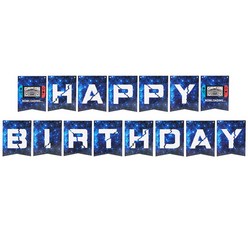 비디오 게임 파티 생일 장식 게임 테마 파티 게임 콘솔 풍선 소년 게이머 괴짜 데스크탑 커버 플레이트 컵 냅킨 밀짚, 생일 축하해요