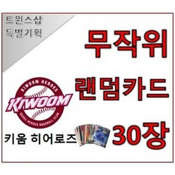키움 히어로즈 야구 포토카드 랜덤카드 30장 트윈스샵 야구카드 야구팬 선물 수집