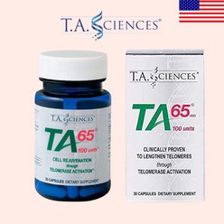 텔로미어 활성화 텔로머라제 TA65 100유닛 30캡슐, 1병, 1개, 30개