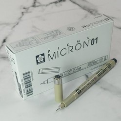 오너클랜 사쿠라 피그마 MICRION 0.25mm Black 1다스(12자루)[W9D7140], 1개, 1개