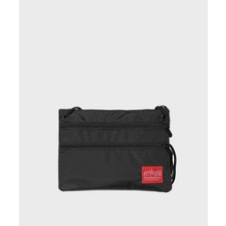 MANHATTAN PORTAGE 트리플지퍼 라벨 사코슈백 S 블랙179589