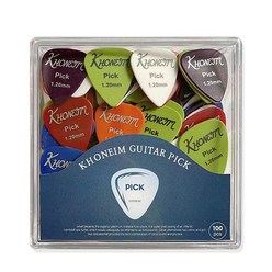 코네임 기타 피크 통기타 100개 세트 두께별 혼합판매 peak pick 일렉, 1.2mm 100개