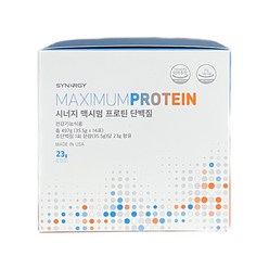 시너지 맥시멈 프로틴 단백질 14포 + KF94 1매 증정, 1개
