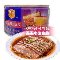 [천천중국식품]중국수입 돼지고기 통조림 340G 커우러우/상세페이지 내용충족시 사은품증정