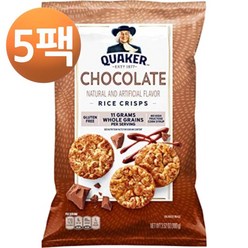 퀘이커 라이스 크리스프 초콜릿 3.52oz, 5팩