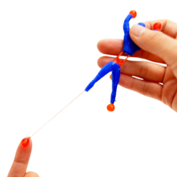 오케이에듀 벽타는 찐득이 장난감 색상 랜덤 3+1, 2세트
