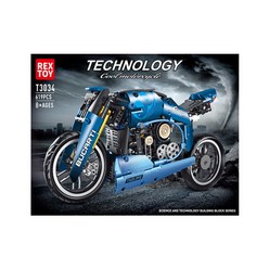 모터싸이클 블럭 T3034 658pcs 브릭 레고 호환 바이크 블럭 테크닉 바이크 오토바이 레고