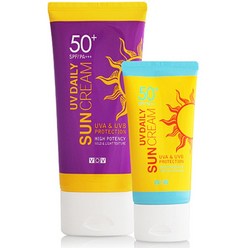 보브 유브이 데일리 선크림(SPF 50+PA+++)/150ml/70ml/택1, 데일리 선크림_150ml