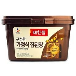 코스트코 해찬들 구수한 가정식 집된장 3.15kg 메주된장 콩된장 + 이케아 봉지클립(대) 1P, 1개