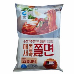 청정원/매콤새콤쫄면(냉장) 530g, 1개