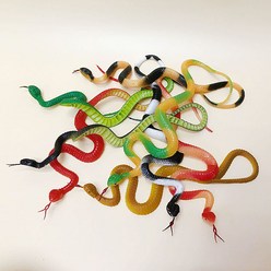 뱀 모형 서프라이즈 친구 놀리기 놀래키기 블랙화이트