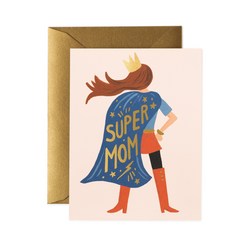 라이플페이퍼 Super Mom Card 어버이날 카드, 단품