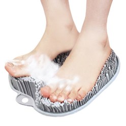 풋 브러쉬 매트 실리콘 발세척매트 발브러쉬 발 씻기판 욕실서서 발씻는매트 발닦이 발 닦는 풋패드, 풋브러쉬 퍼플, 1개, 1개