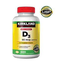 Kirkland Vitamin 커클랜드 비타민 D3 2000IU 600정 2팩, 1개